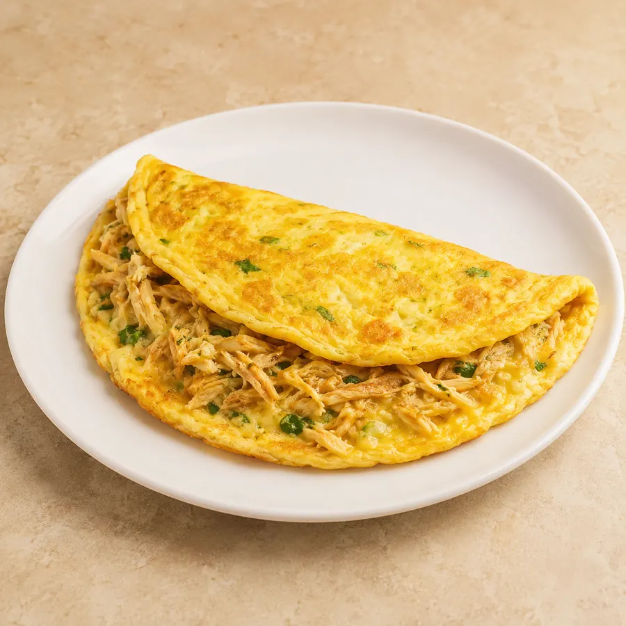 Omelete frango