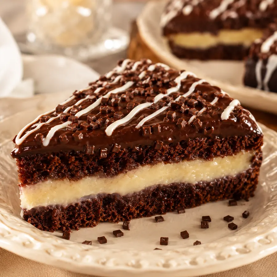 Torta dois amores Fatia 100g